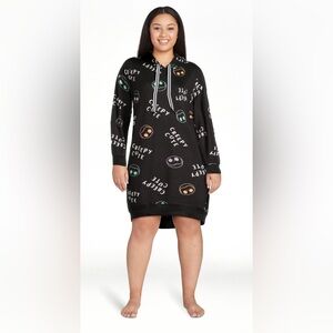 Nightmare Before Christmas Hooded Sleepshirt and Socks Set for Women